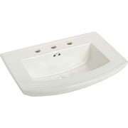 Mansfield 328-8 Barrett 24-3/8" Vitreous China Pedestal Bathroom Sink - White