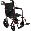 Drive Medical 19 Inches Expedition Aluminum Transport Chair With Loop Locks - 1 Ea, Exp19Rd