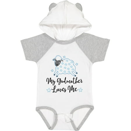 

Inktastic Godmother Godson Lamb Gift Baby Boy Bodysuit