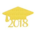 thumbnail image 3 of 20 Pedazos Clase de 2018 Sombreros de Graduaciónes Centro Ramo Decoración para de Graduación Oro Gloria Topper de la magdalena del casquillo de la graduación, 3 of 9