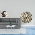 thumbnail image 2 of Juego de estatuas de cerámica para colgar en la pared, escultura de metal, decoración de pared, disco decorativo, material artístico de hierro, adecua, 2 of 8