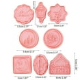 thumbnail image 5 of 8 PCS Cookie Cookie Moulds Eid Series Shapes Cookie Baking Gadgets for Baking Lover PP, 5 of 10