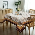 thumbnail image 3 of Fall Thanksgiving Tablecloth Waterproof Pumpkin Table Cloths for Autumn Harvest Indoor Outdoor Dining Room Decor-60 * 60" Square, 3 of 7
