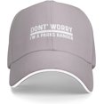 thumbnail image 1 of Dont' Worry I'm A Parks Ranger Hat Men Baseball Hat Graphic Hat, 1 of 7