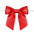 thumbnail image 1 of Corbata de Navidad Bows RainbowPana, lujosa, retorcida, roja, paquete de 60, 1 of 7