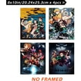 thumbnail image 2 of Demon Slayer Poster Kimetsu No Yaiba Japanese Anime Poster Prints Wall Decoration 8x10 Inch Unframed, 4pcs, 2 of 4