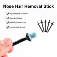 thumbnail image 4 of Graflsoa Black PP Waxing Sticks for Nose Hair Removal, 10-Piece Set, Wax Bean Applicators, Beauty Accessory Tool Kit, 4 of 6