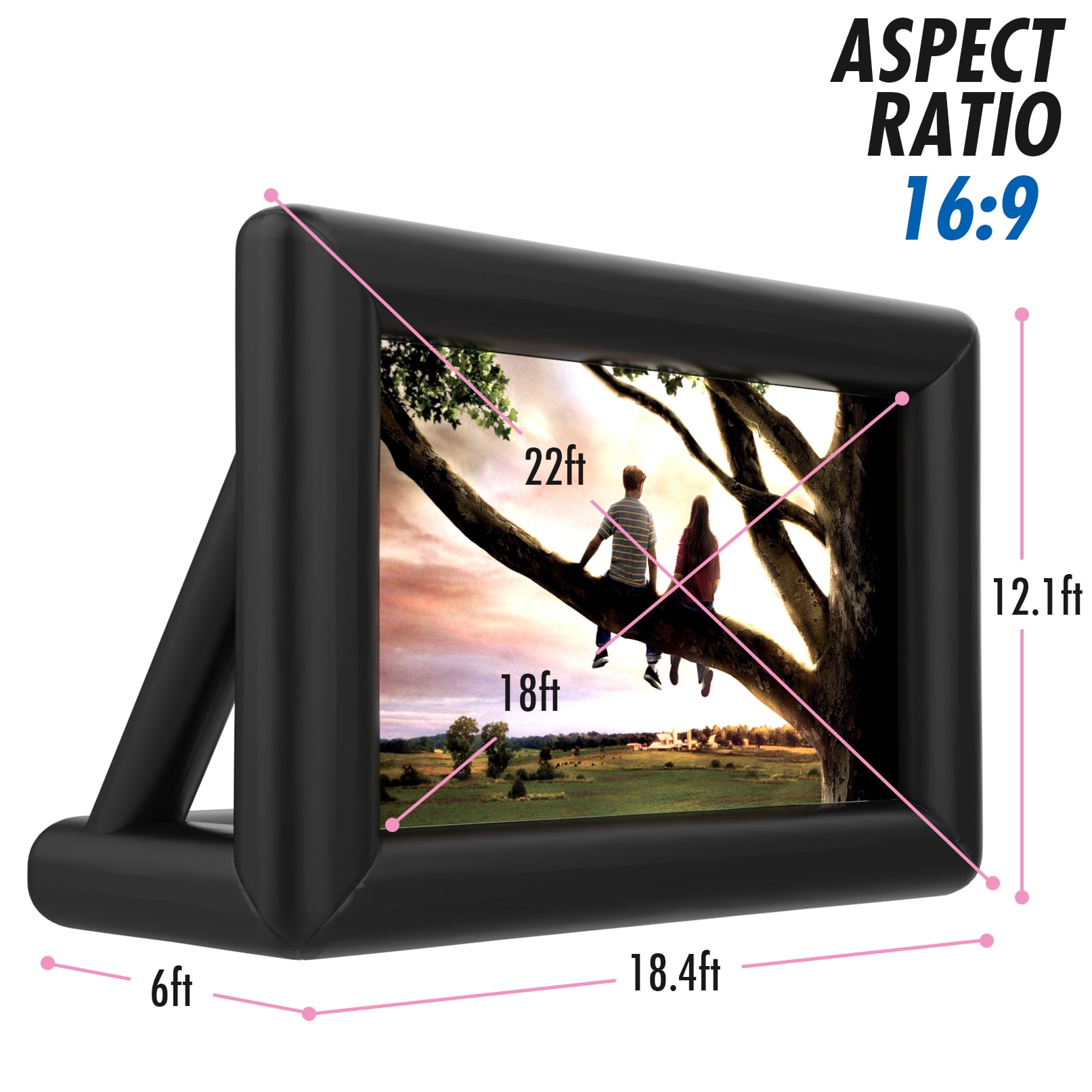 blow up projector screen blow up projector screen