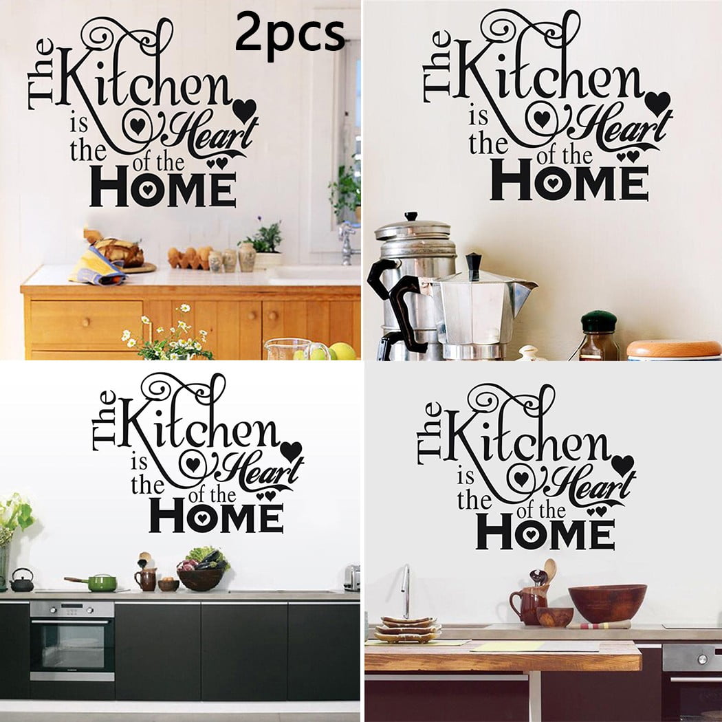 Vinyl Word Quote Art Wall Stickers Mural Home Kitchen Room Decal Decor Removable