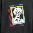 thumbnail image 3 of Golden Girls - Party Nap - Women's Lightweight French Terry Long Sleeve Shirt, 3 of 5