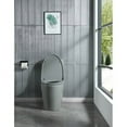 thumbnail image 6 of 1.1/1.60 GPF Dual-Flush One Piece Toilet, Water-Saving Elongated Comfort Height Floor Mounted, Soft Close 1000 Gram Map Flushing Score Toilet, Light Grey 23T01-LG, 6 of 8