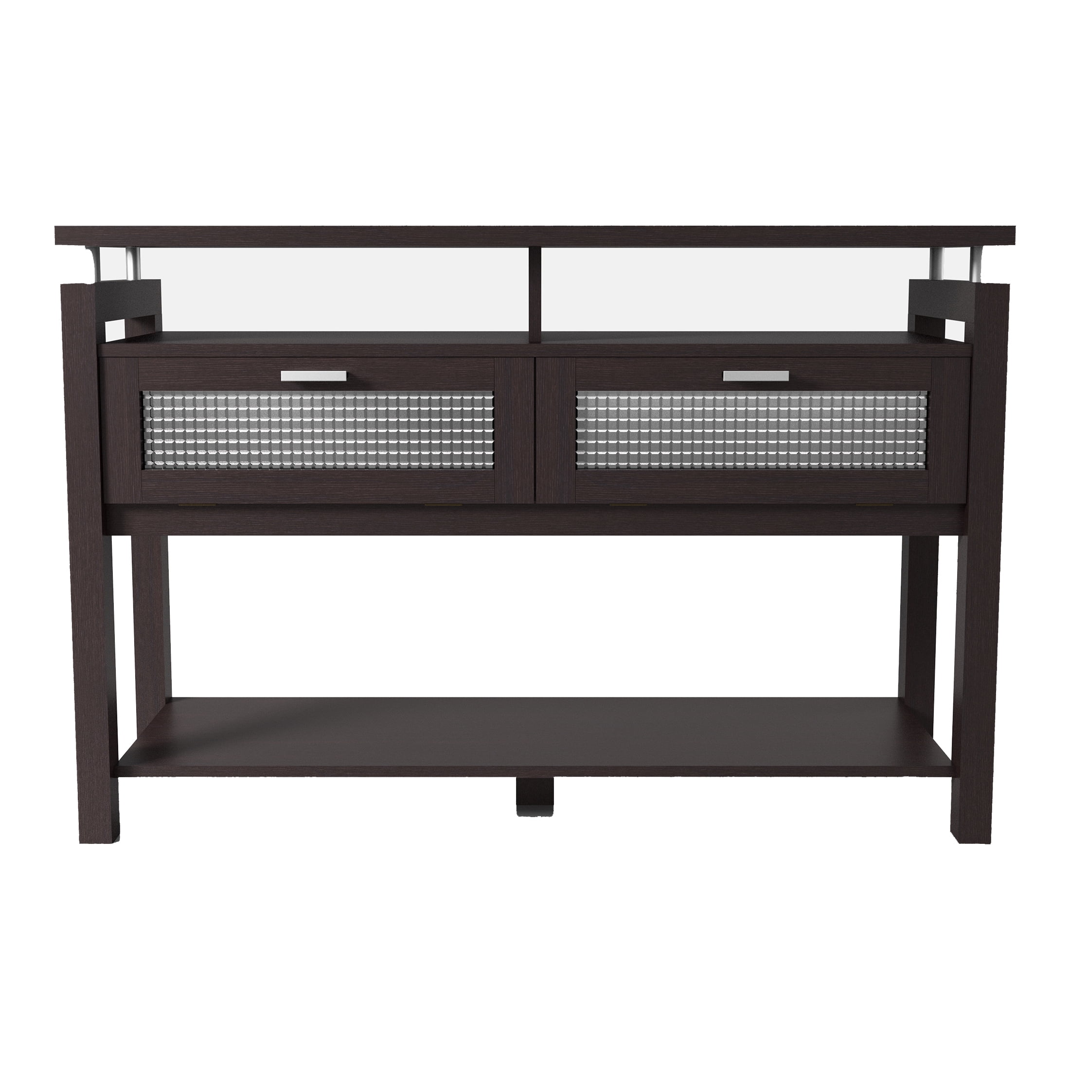 Furniture of America Gueston 2-Door Console Table, Espresso