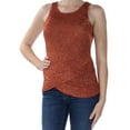thumbnail image 2 of BAR III $69 Womens New 1306 Gold Scoop Neck Sleeveless Top M B+B, 2 of 3