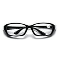 thumbnail image 2 of 4 PK Full Lens Men Womens Black Reading Glasses Clear Readers with Side Shields, 2 of 8