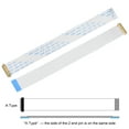 thumbnail image 3 of Unique Bargains FFC Cable 0.5mm Pitch 30 Pin 150mm Flat Ribbon Cable for LCD Screen A Type 2 Pack, 3 of 6