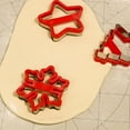 thumbnail image 6 of Christmas Baking tools, Christmas Cookie Cutters, Stainless Steel Christmas Shape Dough Cutter Set for Holiday Baking, Embossing, and Grating, Food Grade, Red, Multifunctional, 4-Piece, 6 of 7