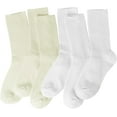 thumbnail image 2 of Calf Socks for Women - Thin Solid Cotton Crew Socks - Casual Cute Above Ankle Sock 6pairs, 2 of 6