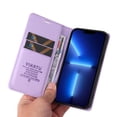 thumbnail image 3 of Funda para iPhone 13 Pro Max Estuche de Cuero PU Tipo Cartera con Ranuras para Tarjetas y Cierre Magnético, 3 of 5