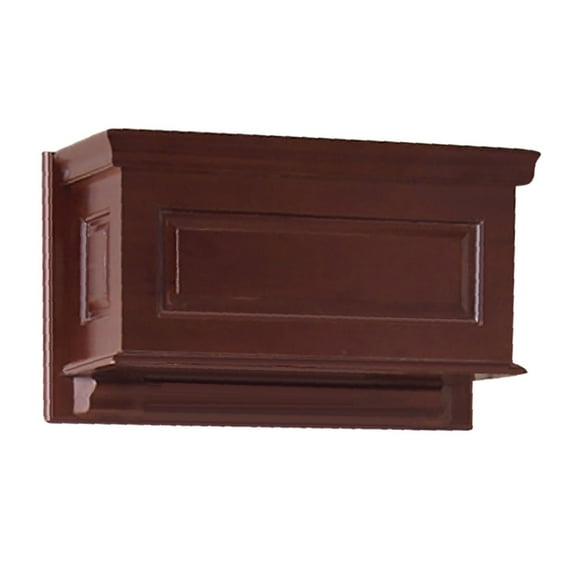 Renovators Supply Cherry Wood Raised Panel Tank for High Tank Toilet