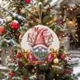 thumbnail image 5 of Welcome Sign for Front Door, Christmas Round Metal Wall Art Wreaths, Xmas Gnomse Gifts Tree Balls Rustic Outdoor Indoor Wall Hanging Sign for Porch Decor Housewarming Gifts 7.9 Inch, 5 of 8