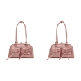 thumbnail image 1 of Bolso Hobo Elegante Cuero PU Con Bolsillos Dobles para Viajes Diarios Mujer () Rosa, 1 of 3