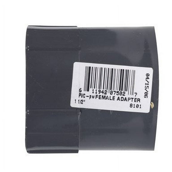 PVC SCH 80 FEMALE ADAPTER 1-1/2" per 5 Each