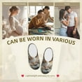 thumbnail image 7 of Wukai Serene Kitten Kingdom Print Women's Indoor Bedroom Slipper Slip On Shoes, Unisex House Shoes with Anti-Skid Sole for Men, Gift for Women Men-13, 7 of 7