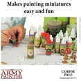 thumbnail image 5 of The Army Painter Corpse Pale Warpaint - Acrylic Non-Toxic Water Based Paint 18ml, 5 of 7