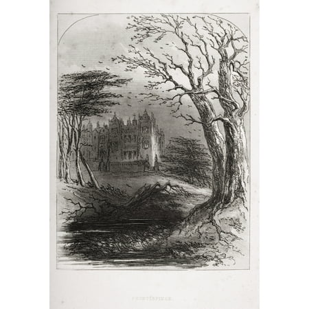 - Frontispiece From The Book Bleak House By Charles Dickens Illustration By Phiz (Hablot Knight Browne) 1815-1882 Published London 1853 Canvas Art - Ken Welsh Design Pics (12 x 17)