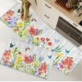 thumbnail image 3 of Spring Kitchen Mats Set of 2,Non-Slip Cute Kitchen Mat Anti Fatigue Mat for Spring Decorations 17"x47"+17"x30", 3 of 6