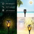 thumbnail image 4 of Garden Torch Light, 4 Pack LED Lights Solar Flames Torch Waterproof IP65 Garden Torch Light Decor Lamp & Solar Light Lamp, 4 of 5