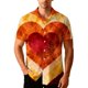 thumbnail image 4 of TaTaai Valentine's Day Print Short Sleeve Shirt, Men's Casual Lapel Button Down, Romantic Beach Wear Gift, 4 of 7
