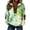 STP11-Multicolor, variant on St Patricks Day Glitter Clover Sweatshirt Women Gold Shamrock Graphic Quarter Zip Fleece Pullover Stand Collar Irish Festival Tops Multicolor,M