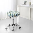 thumbnail image 7 of Lsque Cute Turtle Round Bar chair cushion covers Velvet Fabric Premium Comfort Protects from Scratches and Stains for 14-17 Inch Chair- 12 inch, 7 of 7