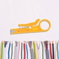 thumbnail image 4 of CTIRCHIU 6-Piece Yellow Wire Stripping and Crimping Tool Set for Network Cables and Electrical Wiring Work, 4 of 8