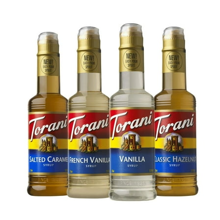 Torani Syrup, Cafe Variety Pack, 12.7 Ounce, 4 Count