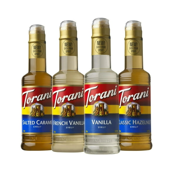 Torani Syrup, Cafe Variety Pack, 12.7 Ounce, 4 Count