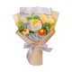 thumbnail image 3 of Ramo de flores de ganchillo terminado, ramo de flores artificiales decorativo para fiestas Amarillo, 3 of 9