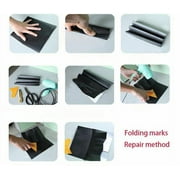 Car Accessories CARBON FIBER Self Adhesive Vinyl Sticker Wrap Hood Roof 5D BLACK