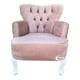thumbnail image 1 of Sillon Vintage Individual Terciopelo Palo de Rosa, 1 of 3