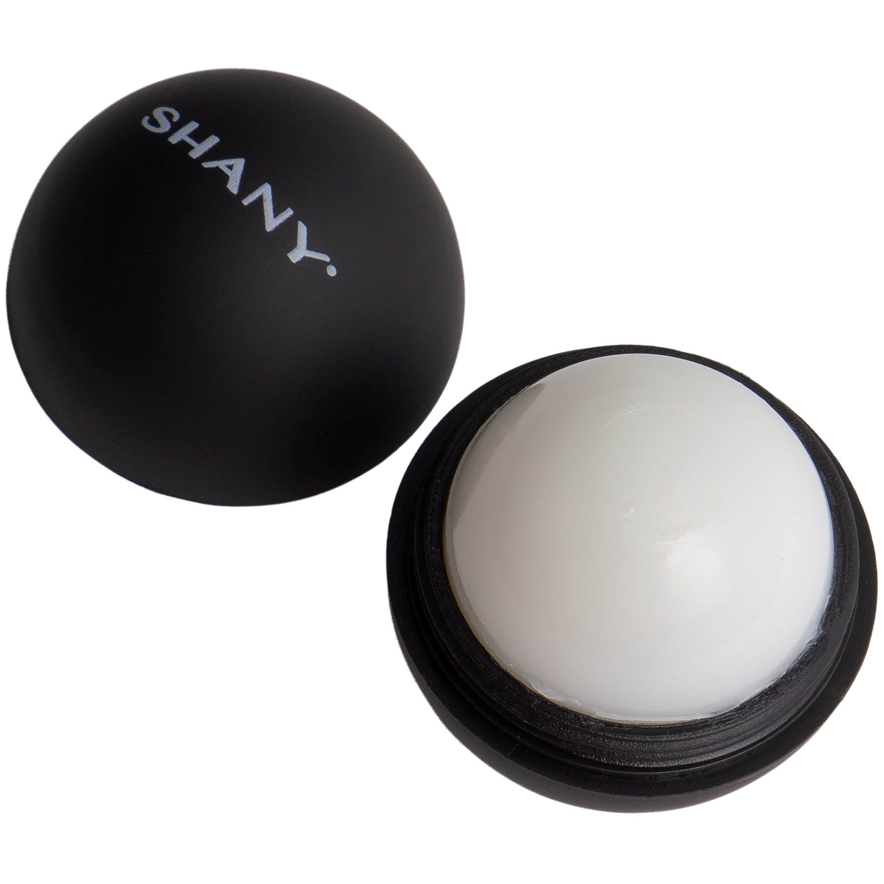 SHANY Lip Balm Sphere - Nourishing Hydrating Lip Balm Lip  Care Infused with Shea Butter and Moisturizing Oils to Soothe and Repair Dry and Cracked Lips - Black