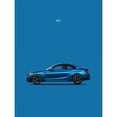 thumbnail image 3 of Rogan, Mark 12x14 Black Modern Framed Museum Art Print Titled - BMW M2, 3 of 5