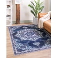 thumbnail image 2 of Rugs.com Francesca Collection Washable Rug – 10' x 14' Navy Blue Flatweave Rug Perfect For Living Rooms, Large Dining Rooms, Open Floorplans, 2 of 7