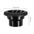 thumbnail image 2 of HLONK 2 Pcs Rallonge de Ventilation pour Climatiseur de Voiture avec Déflecteur Kit de Séchage Sans Ventilation Sortie Noire, 2 of 8