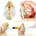 thumbnail image 4 of 2Pcs Mini In-Line Greaser, Pneumatic Oiler, Mini Automatic Lubricator, Compressed Air-Mini Mist Lubricator 1/4", for Air Tools, Impact Driver, 4 of 5
