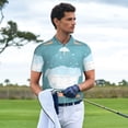 thumbnail image 3 of Balery Bathtub with Soap Bubbles Camisa Polo de Hombre con Estampado, de Manga Corta y Tejido Medio, Camisa Tipo Golf Polo-Small, 3 of 6