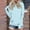 Light Blue, variant on Viadha Sweatshirts for Women Casual Long Sleeve Solid Color Hooded Slim T-Shirt Blouse Pullover Tops Women Long Sleeve Tops