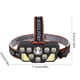 thumbnail image 3 of Headlights 7 Lights And 8 High Brightness Headlights White Light Long Range USB Charging LED Strong Light Headlights, 3 of 6