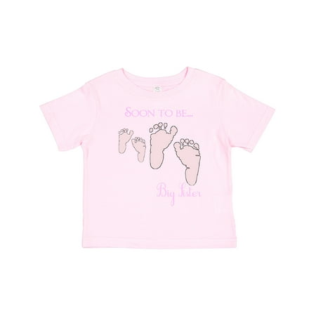 

Inktastic Soon to Be Big Sister Gift Toddler Toddler Girl T-Shirt