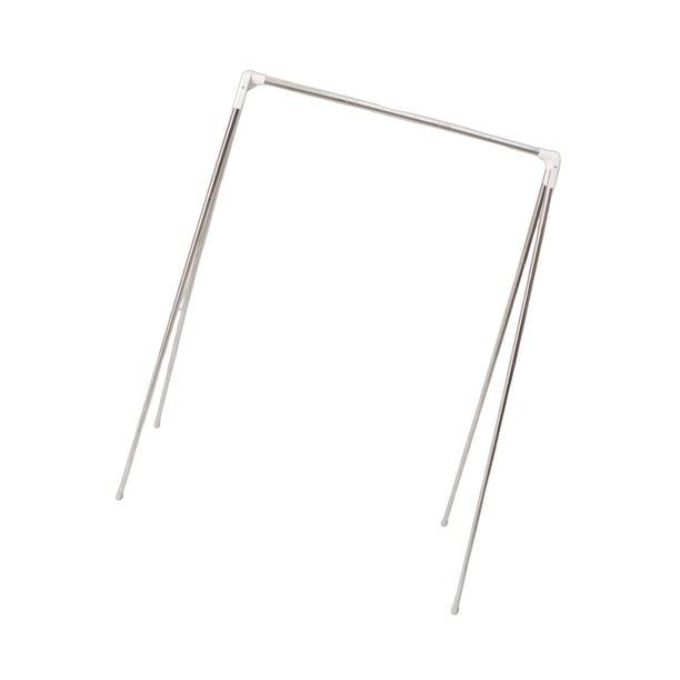 Perchero Plegable Para Ropa, Perchero Portátil De Acero Inoxidable, Pies Antideslizantes Extensible Para El Hogar